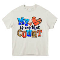 Cream my heart is on that court basketball Heavy Core Tee - Zillion Design Studio