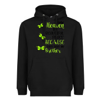 Black I know heaven is a beautiful place because they have my brother Heavyweight Hoodie - Bettercallsaul