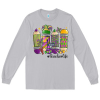 Moon Dust mardi gras teacher life Long Sleeve Tee - MaliasSmallBusiness