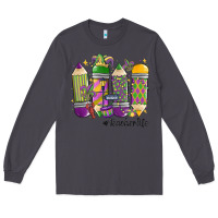 Smoke mardi gras teacher life Long Sleeve Tee - MaliasSmallBusiness