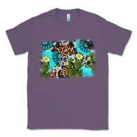 Lavender cactus gemstone background Classic Tee - AdoDesignShop
