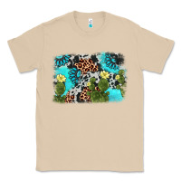 Mushroom cactus gemstone background Classic Tee - AdoDesignShop