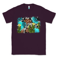 Plum cactus gemstone background Classic Tee - AdoDesignShop