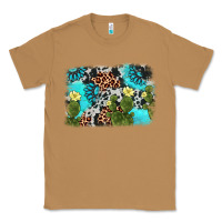 Toasted Coconut cactus gemstone background Classic Tee - AdoDesignShop