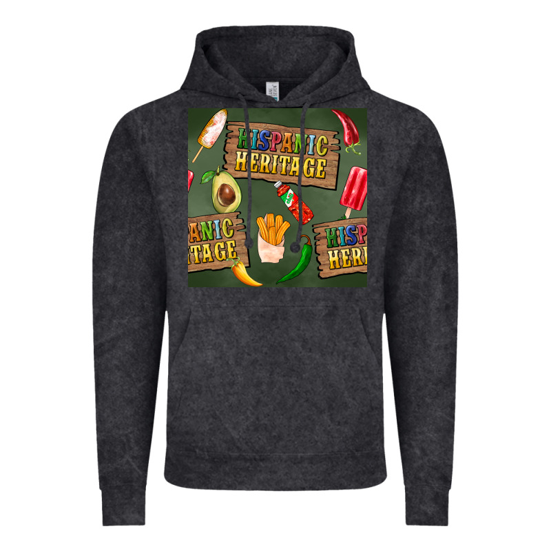 Hispanic Heritage Seamless Pattern Vintage Hoodie by BundleAndBundleShop | Teevron