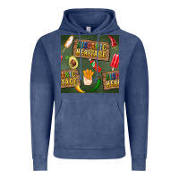 Vintage Denim hispanic heritage seamless pattern Vintage Hoodie - BundleAndBundleShop