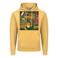 Vintage Mustard hispanic heritage seamless pattern Vintage Hoodie - BundleAndBundleShop