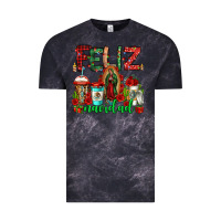 Cloud Black feliz navidad lady of Guadalupe christmas coffee Vintage Tee - Jasminsmagicworld