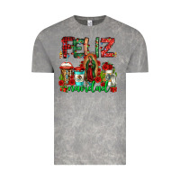 Cloud Rock feliz navidad lady of Guadalupe christmas coffee Vintage Tee - Jasminsmagicworld