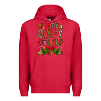 Cardinal I'm the sassy on the elf Premium Hoodie - NancyCooperArtShop