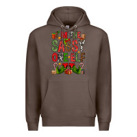 Coffee I'm the sassy on the elf Premium Hoodie - NancyCooperArtShop