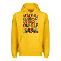 Lemon I'm the sassy on the elf Premium Hoodie - NancyCooperArtShop