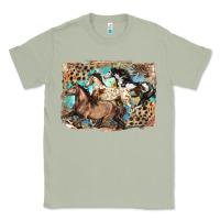 Matcha 3 western horses running free Classic Tee - LillyAllenDesigns