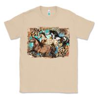 Mushroom 3 western horses running free Classic Tee - LillyAllenDesigns