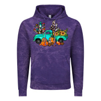 Cloud Purple cactus pumpkin truck fall Vintage Hoodie - JahusDesignShop