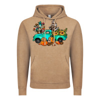 Vintage Coffee cactus pumpkin truck fall Vintage Hoodie - JahusDesignShop