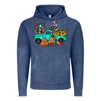 Vintage Denim cactus pumpkin truck fall Vintage Hoodie - JahusDesignShop