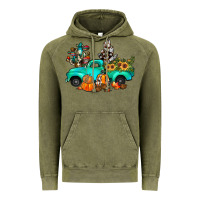 Vintage Olive cactus pumpkin truck fall Vintage Hoodie - JahusDesignShop