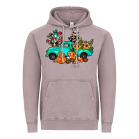 Vintage Zinc cactus pumpkin truck fall Vintage Hoodie - JahusDesignShop