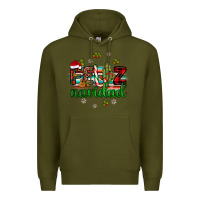 Army Green feliz navidad Premium Hoodie - JahusDesignShop