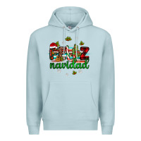 Blue Mist feliz navidad Premium Hoodie - JahusDesignShop