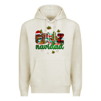 Oatmeal Heather feliz navidad Premium Hoodie - JahusDesignShop