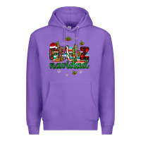 Purple feliz navidad Premium Hoodie - JahusDesignShop