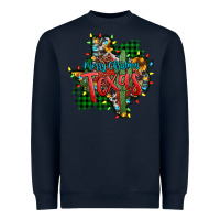 Navy western desert christmas texas map Heavyweight Sweatshirt - Jasminsmagicworld