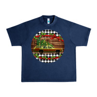 Navy Christmas vacation car Christmas Urban Heavy Tee - Jasminsmagicworld