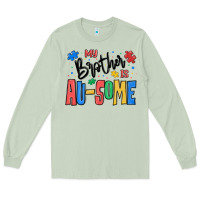 Matcha my brother is ausome autism Long Sleeve Tee - MaliasSmallBusiness
