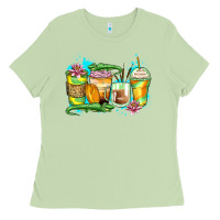 Matcha alligator coffee cups Ladies Tee - Zillion Design Studio