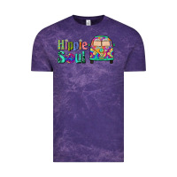 Cloud Purple hippie soul caravan Vintage Tee - BarkalooDesign
