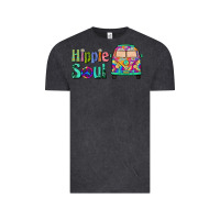Vintage Black hippie soul caravan Vintage Tee - BarkalooDesign