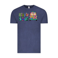 Vintage Denim hippie soul caravan Vintage Tee - BarkalooDesign