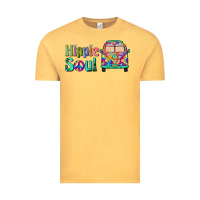 Vintage Mustard hippie soul caravan Vintage Tee - BarkalooDesign