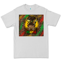 Dove Grey juneteenth afro bun mama tumbler Premium Tee - HRA Design Shop