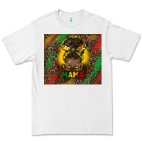 White juneteenth afro bun mama tumbler Premium Tee - HRA Design Shop