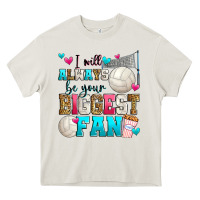 Cream i will always be your biggest fan volleyball Heavy Core Tee - Zillion Design Studio
