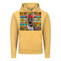 Vintage Mustard western pitbull Vintage Hoodie - Artiststas