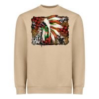 Indian Headdress Christmas Heavyweight Sweatshirt | Teevron