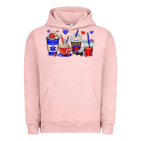 Pigment Salmon emt emergency medical technician coffee cups Urban Hoodie - OliviaCreatesArt
