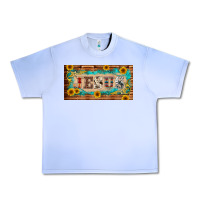 Grape Ice jesus western patterns license plate template Urban Heavy Tee - BarkalooDesign