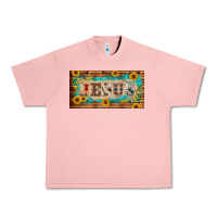 Salmon jesus western patterns license plate template Urban Heavy Tee - BarkalooDesign