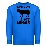 True Royal Eat Plants Love Animals Premium Sweatshirt - Bettercallsaul