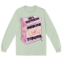 Matcha let's normalize healing trauma Long Sleeve Tee - MaliasSmallBusiness