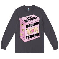 Smoke let's normalize healing trauma Long Sleeve Tee - MaliasSmallBusiness