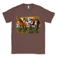 Chestnut 2 horses at the ranch Classic Tee - LillyAllenDesigns