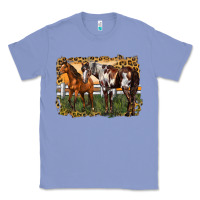 Colony Blue 2 horses at the ranch Classic Tee - LillyAllenDesigns