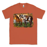 Copper 2 horses at the ranch Classic Tee - LillyAllenDesigns