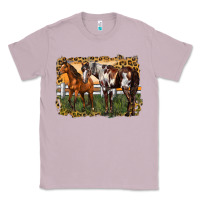 Lilac 2 horses at the ranch Classic Tee - LillyAllenDesigns